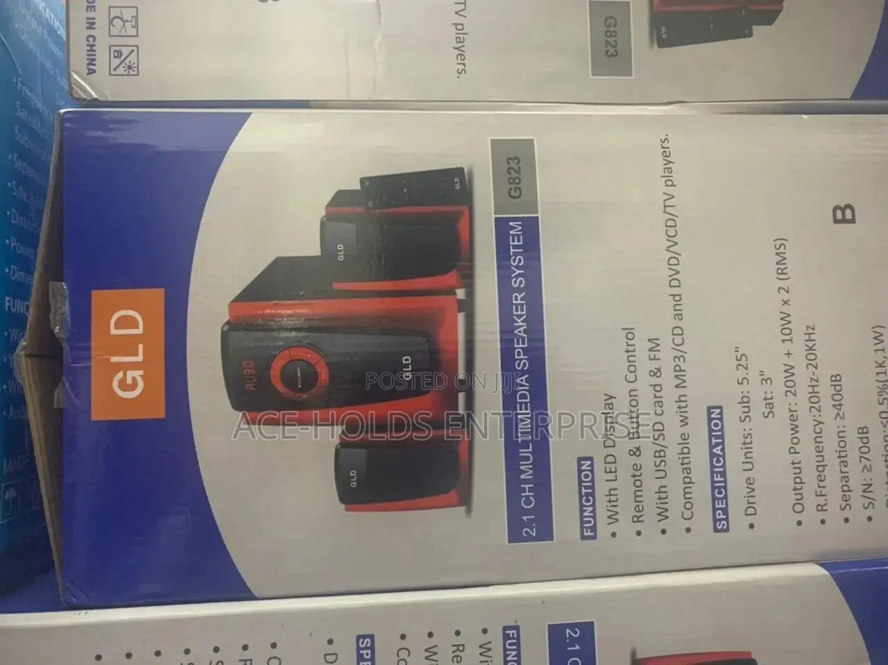 Gld 2.1 Ac/Dc Sound 
System 6000watt