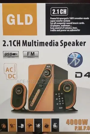 Gld D4 2.1ch 4000W Multimedia Speaker System.