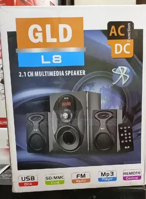 Gld L8 2.1 Ch Multimedia Speaker System.