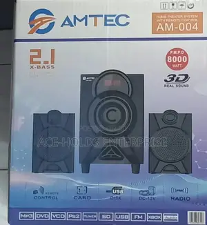 Amtec AM-004 2.1 X Bass 8000 Watts