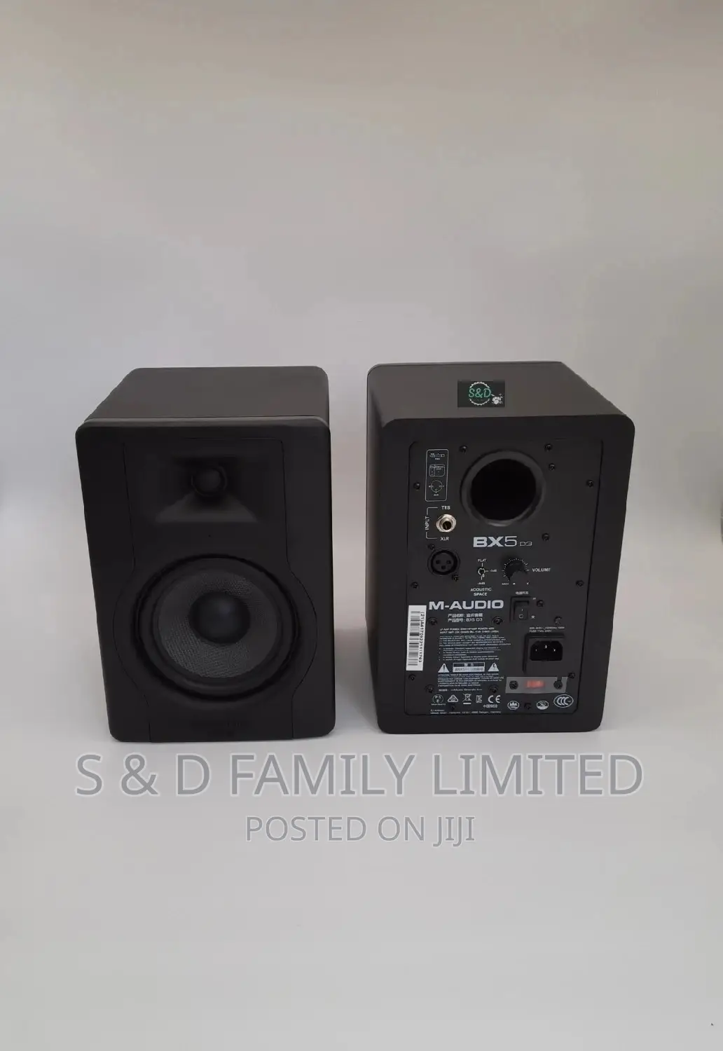 M Audio Bx-5 D3 Studio Monitors