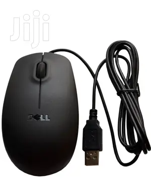 Dell Genuine MS111-P USB Optical Mouse 3 Button Wheel MICE