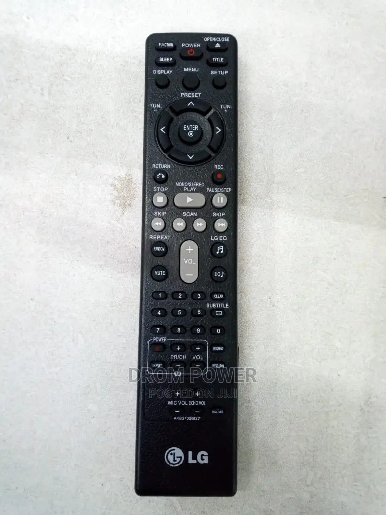 LG Home Theatre Remote