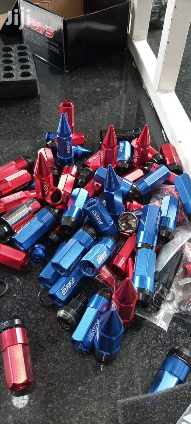 1.5 and 1.25 Wheel Bullets Spike Nuts