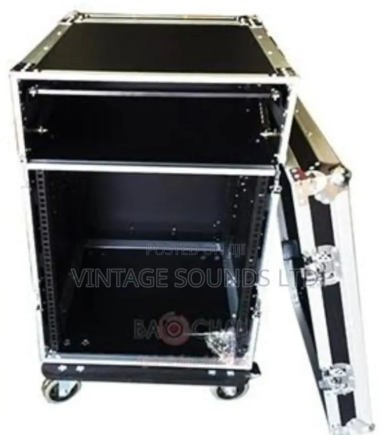Amplifier and Mixer Mounting Rack ( 10 Units Black Color)