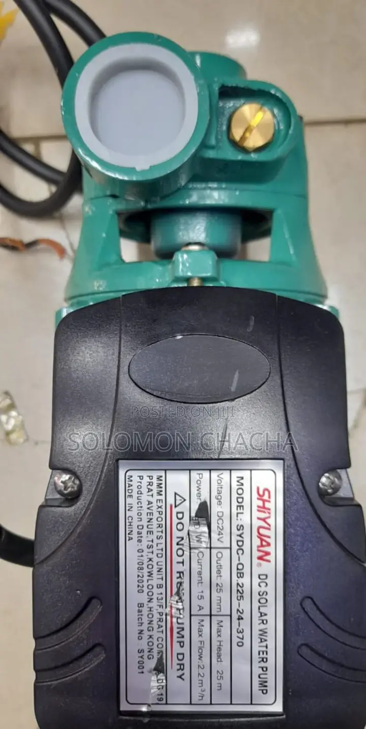 Shiyuan DC/Solar Booster Pump 370w-24v