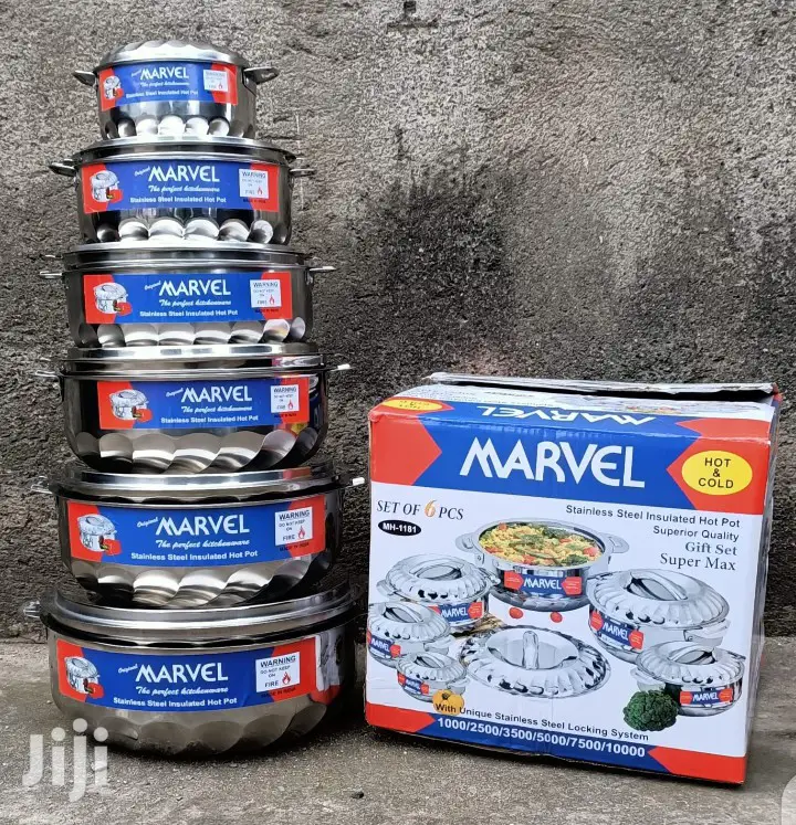 6pc Marvel Hot Pots