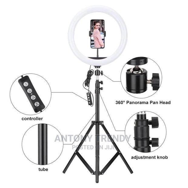 12 Inch Usb Led Selfie Ring Light With 1.1m Tripod Stand
