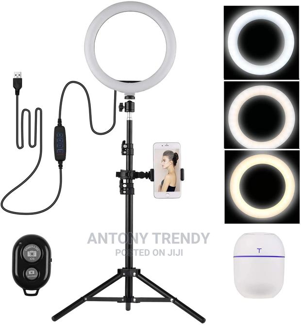 RGB Led Ring Light 7 Colors Ring Light With Tripod - main view