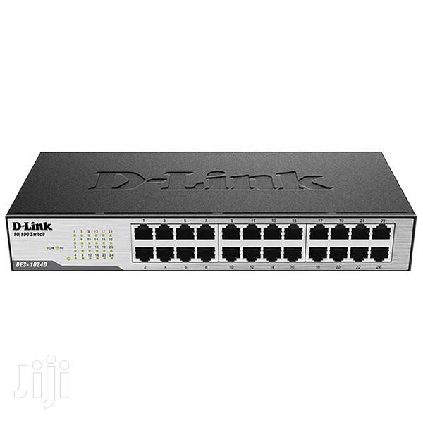D-Link Fast Ethernet Desktop Switch - 24 Ports - Des-1024d - main view