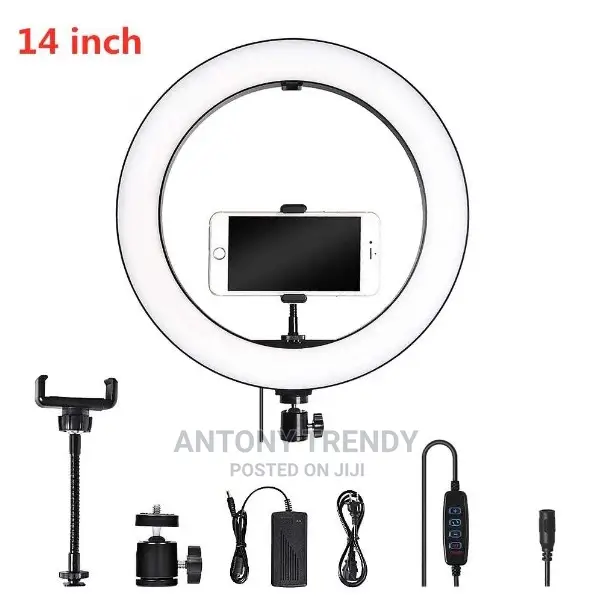 14 Inch Ring Light With Stand And Phone Holder