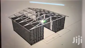 Shipping Container Into A Warehouse