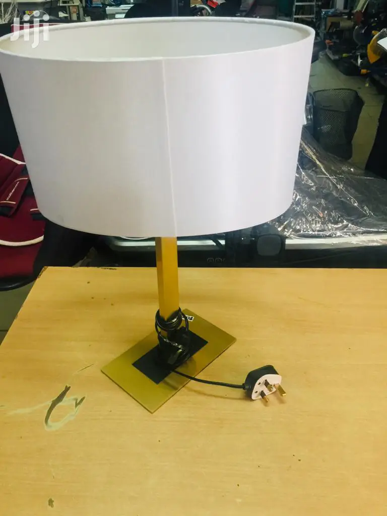UK Gold White Lampshade