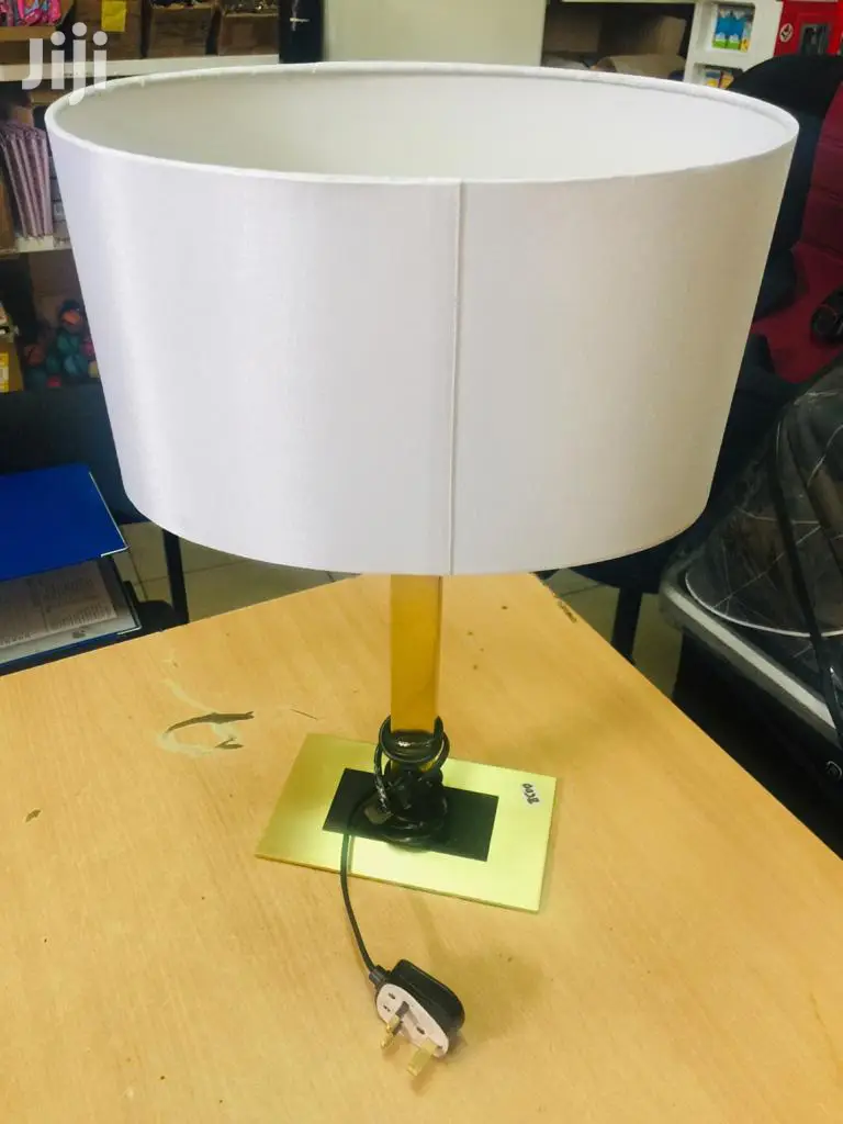 UK Gold White Lampshade