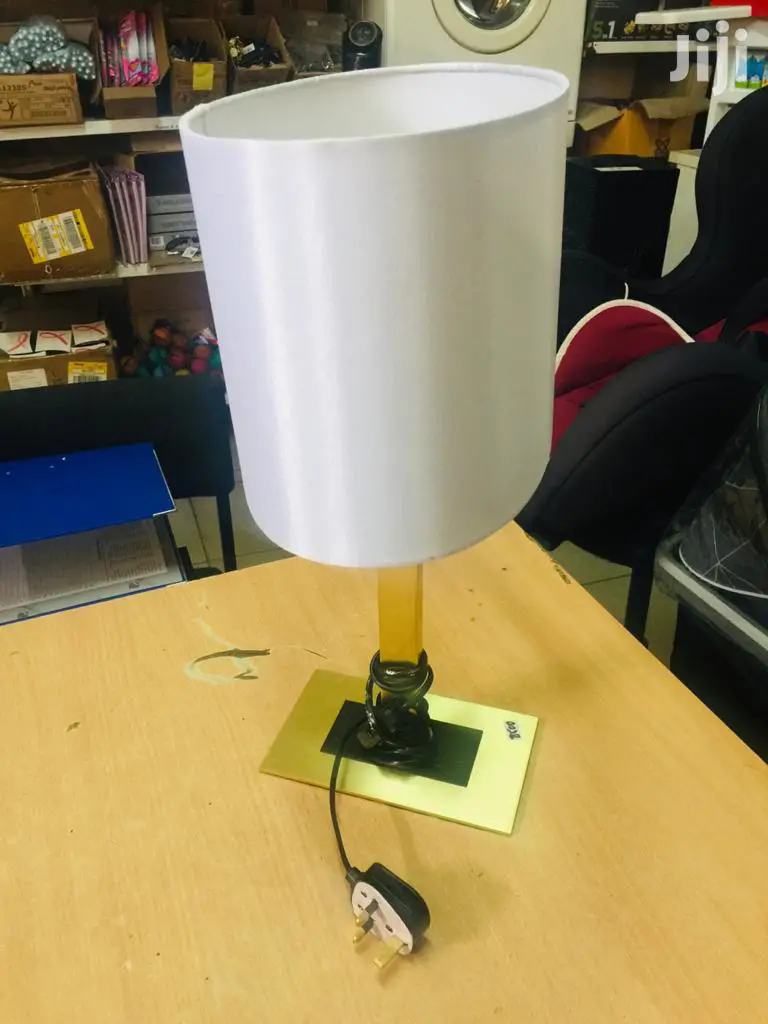 UK Gold White Lampshade