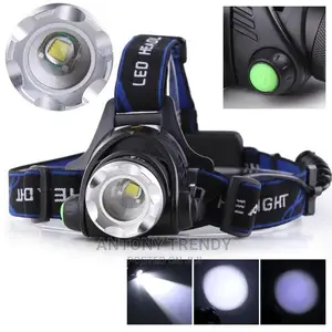 Rechargeable Headlamp,1800 Lumens Zoomable Waterproof Led