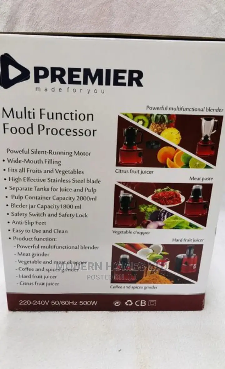6in 1 Multi Function Food Processor