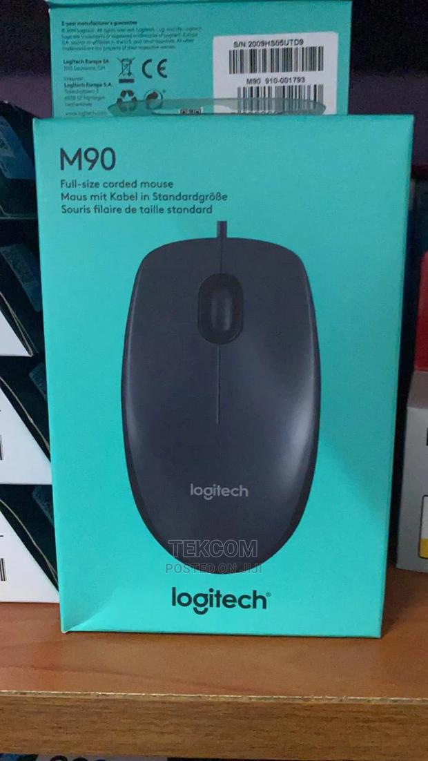 Logitech Wired Mouse M90 Black USB