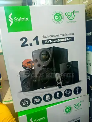 2.1 Syinix Multimedia Subwoofer.