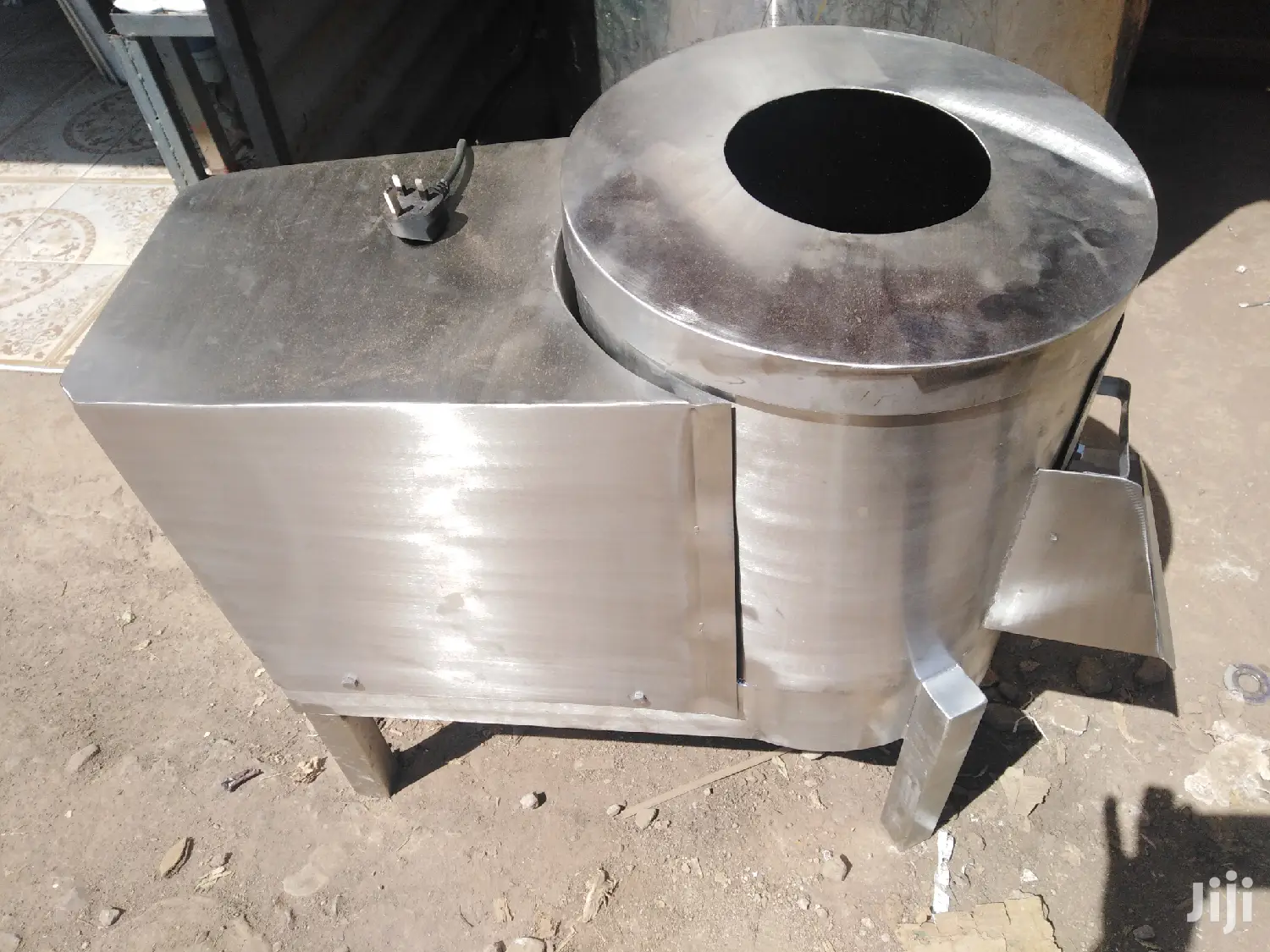 Potato Peeler Pure Stainless Steel Including Base & Stand