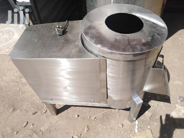 Potato Peeler Pure Stainless Steel Including Base & Stand