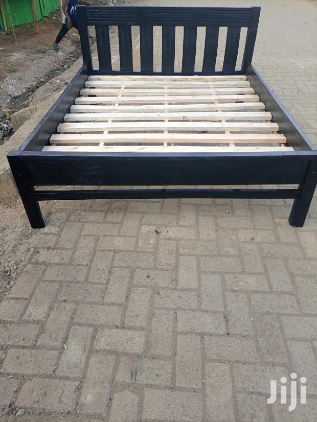 5 by 6 Strong Wood Bed - main view