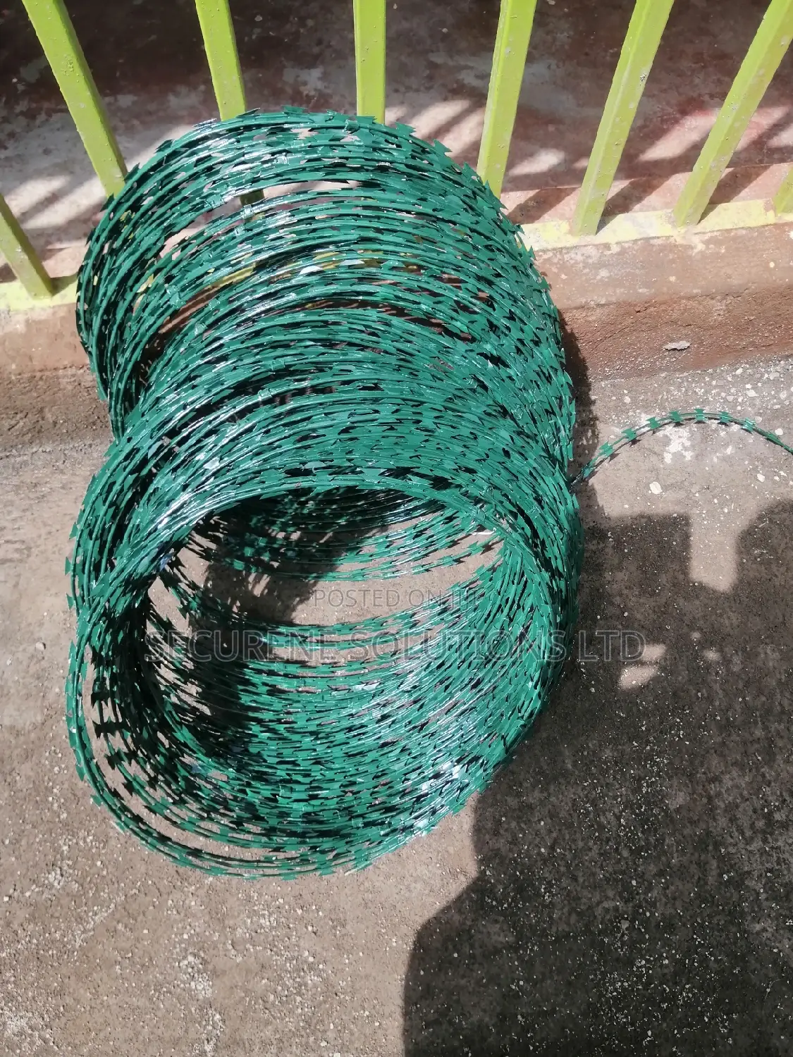 High End Green Double Galvanized Fencing Razor Wire