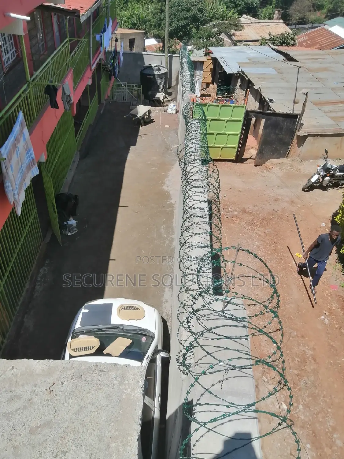 High End Green Double Galvanized Fencing Razor Wire