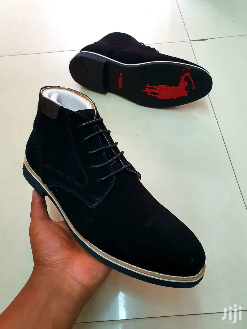 Leather Chess Boots