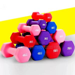 1-5kg Vynl Dumbells - thumbnail 2