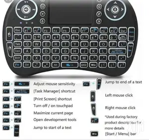 Mini Smart Keyboard Remote For Vision Plus Tv Set