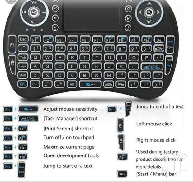 Mini Smart Keyboard Remote For Vision Plus Tv Set - thumbnail 3