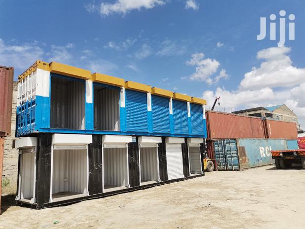 Simple And Elegant Container Stalls Or Shops - main view