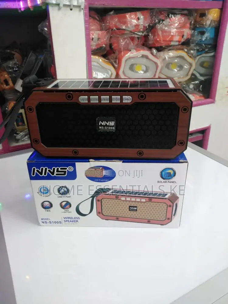 NNS Wireless Speaker With Solar Panel