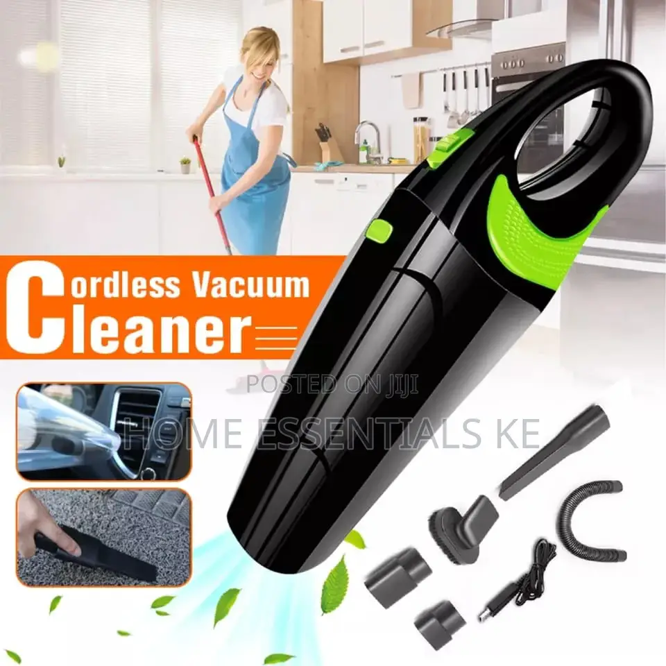 Cordless High Sunction 12V 120W USB Vacuum Car/Home Cleaner