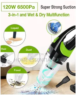 Cordless High Sunction 12V 120W USB Vacuum Car/Home Cleaner