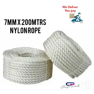 1 Roll -7mm X 200 Meters Nylon Ply Rope at 2450