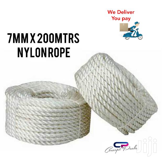 1 Roll -7mm X 200 Meters Nylon Ply Rope at 2450