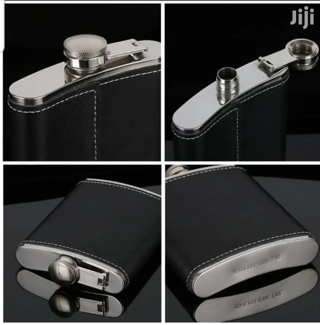 Whiskey Hip Flask With 2 Tot Glasses -200ml