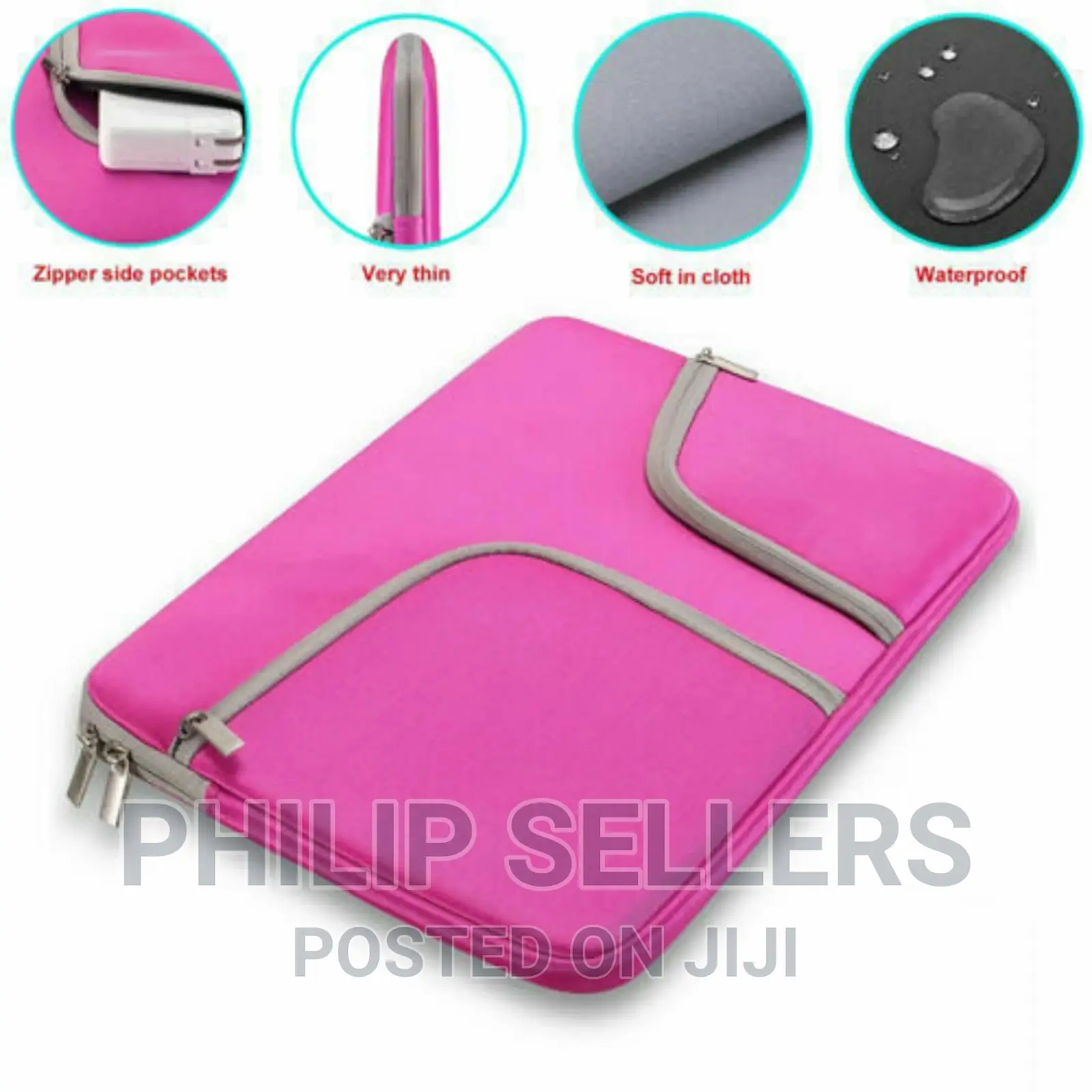 Travel Case Bag 11"13"12"16'' Sleeve Soft Carry Bag Pouch Zi