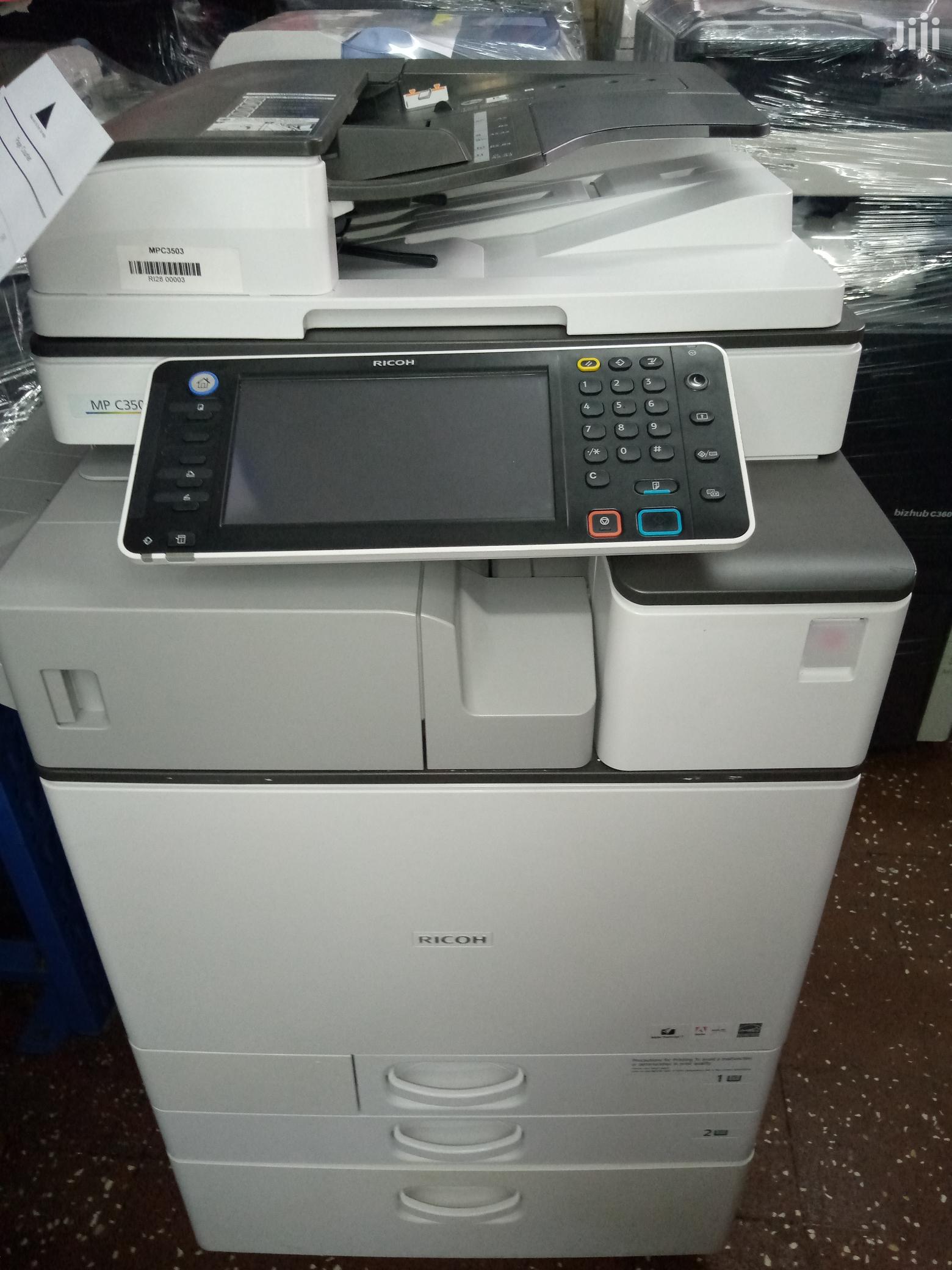 Colored Ricoh Aficio Mp C 5503 Photocopier Machine