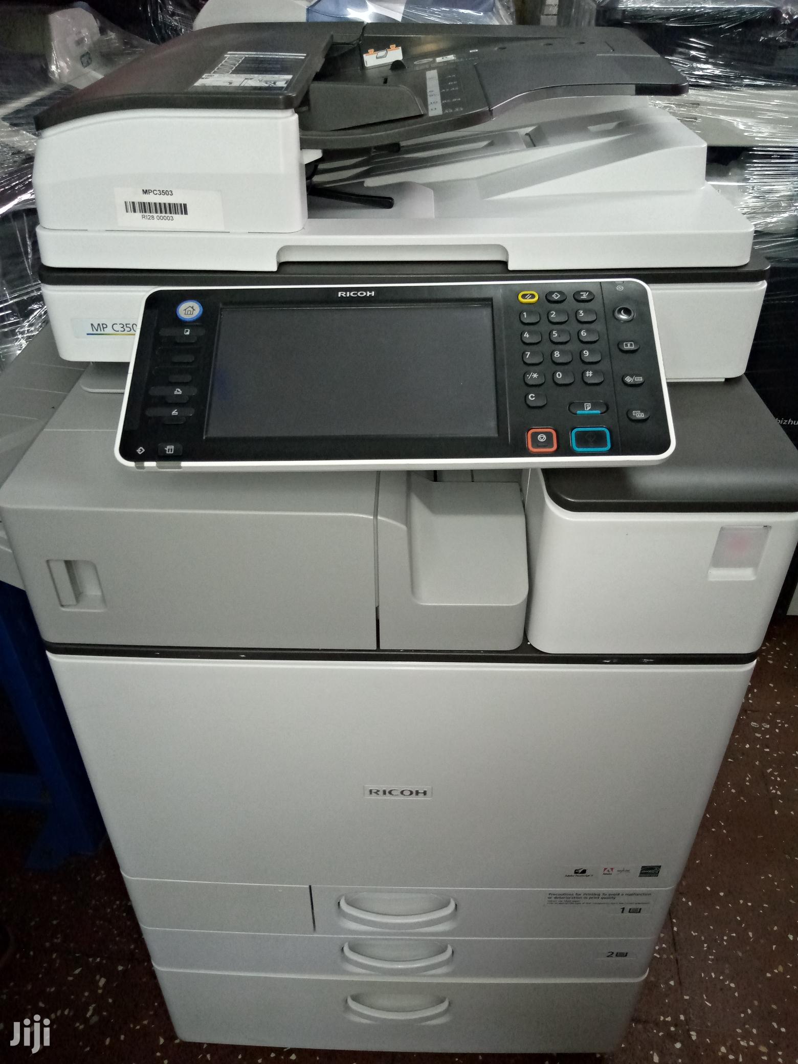 Colored Ricoh Aficio Mp C 5503 Photocopier Machine