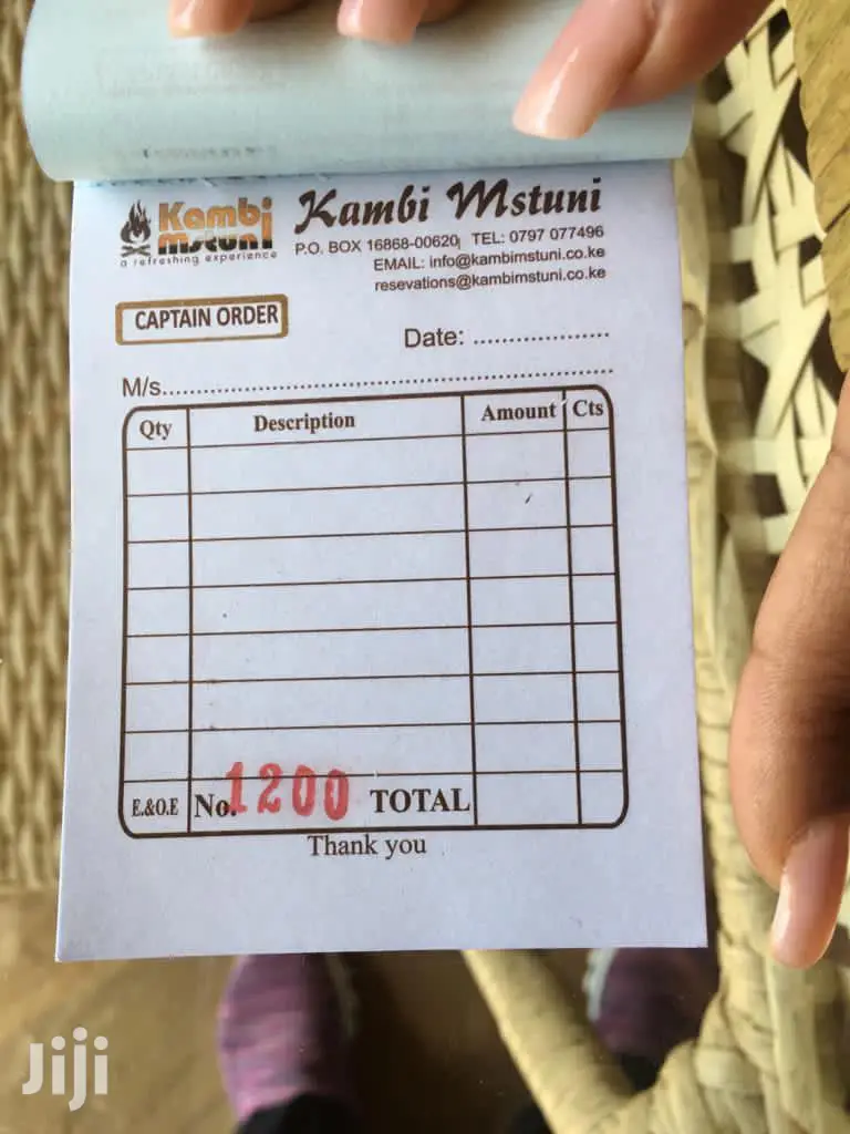 Receipt Books Printing and General Printing