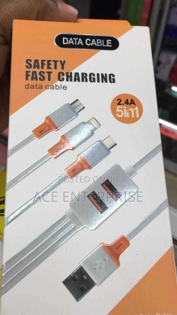 5 in 1 Fast Charging and Data Cable - main view
