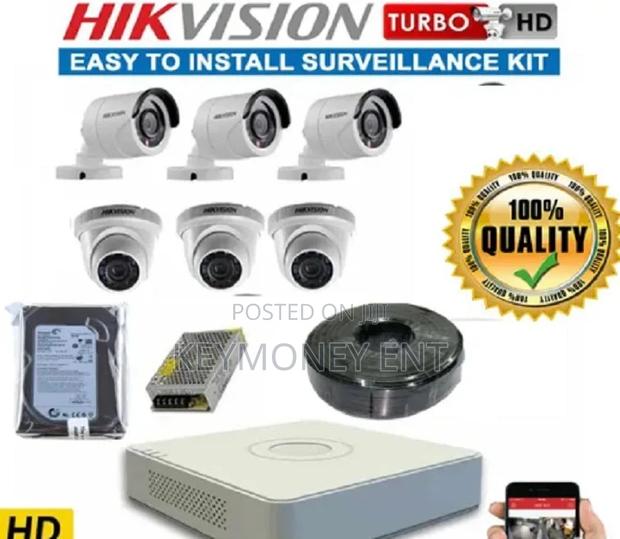 Six 6 720P CCTV Cameras Complete System Kit-2tb Hard Disk - main view