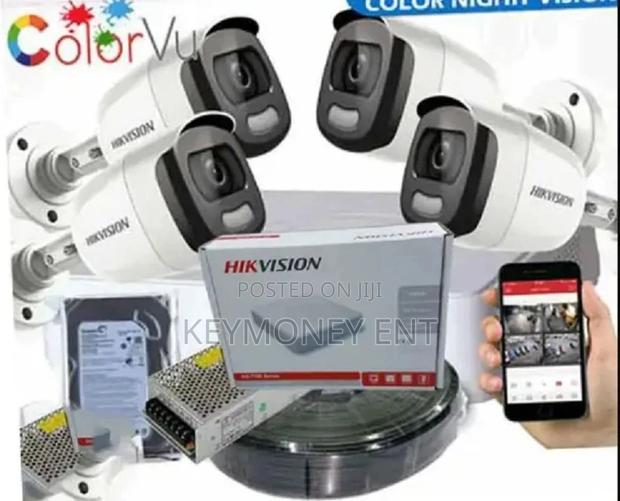 Four 4 Colourvu 1080P Hikvision Complete System Kit Package - main view