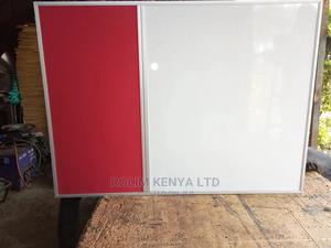 White Board 6ftx4ft Merged With Noticeboard 2ftx4ft - thumbnail 2