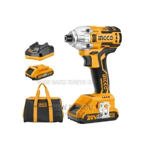 Ingco Lithium-Ion Cordless Impact Driver Machine 1/4 Inch