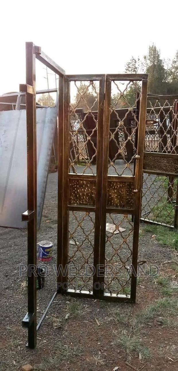 Wrought Iron Grill Door
