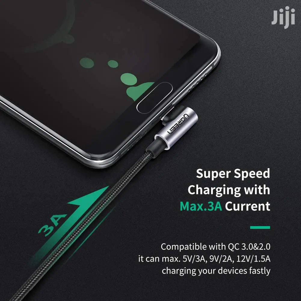 UGREEN USB C Cable Right Angle 90 Degree USB a to Type C